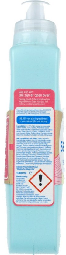 Seepje Vloeibaar Wasmiddel Kleur Magische Magnolia 23 Wasbeurten - 1 liter
