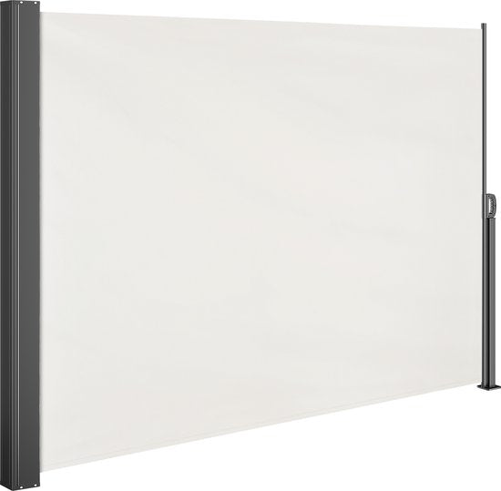 Casaria Wind/Tuinscherm Nosara - 180x300cm Uitschuifbaar - Crème