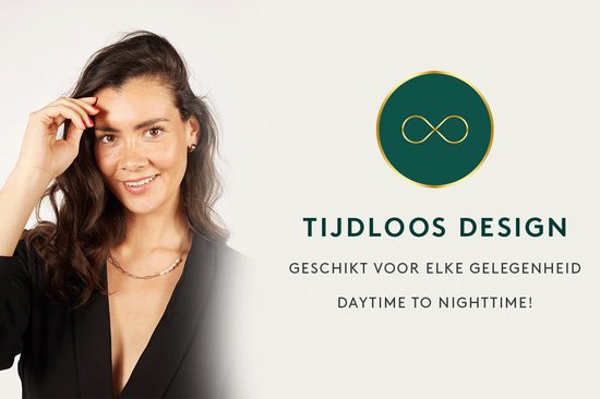 Laura Ferini Dames Oorbellen Milana Zilver - Zilverkleurige Oorhangers - Dames Oorknoppen - Sieraad - Accessoires - Sieraden