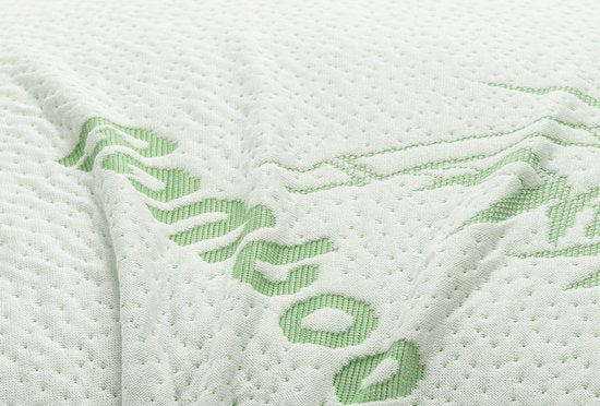 H&C Bamboo Memory Foam Hoofdkussen - Antibacterieel - Anti-Huisstofmijt - Voor Zijslapers