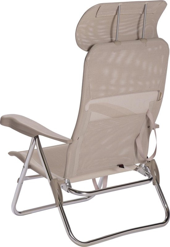 Crespo - Strandstoel - AL/205 - Compact - Licht grijs