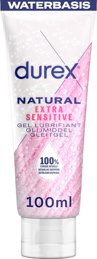 Durex Glijmiddel Natural - Extra Sensitive - 100% natuurlijk - 100ml
