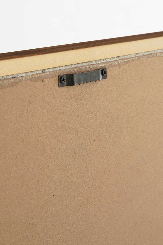Mica Decorations Muurdecoratie Cirkel - L50 x B60 x H3 cm - Beige