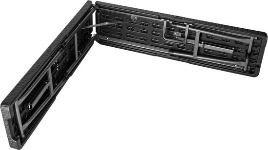 Casaria Tuinbank Vouwbaar - 2 Stuks met Draaggreep -180 cm Zwart