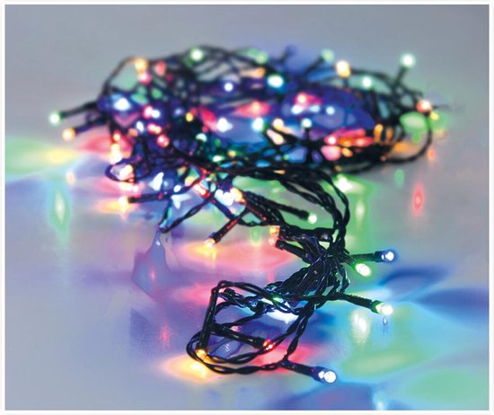 Kerstverlichting 480 led- 36m - multicolor - Timer - Lichtfuncties - Geheugen - Buiten -Binnen-IP44 stekker