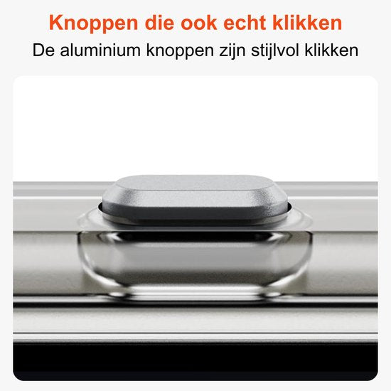 iPhone 16 Pro Camera Case doorzichtig - Snelle Lensbevestiging - Kristalhelder Design - MagSafe Compatibel - 2M Valbescherming - Duurzaam Gerecycled Materiaal - Draadloos Opladen