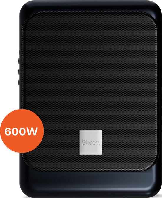 Skoov SlimBass Auto Subwoofer – Actief met Ingebouwde Versterker – 200W – Underseat – Aluminium Behuizing – Inclusief Afstandsbediening