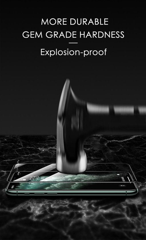 Garpex® Gehard film HD anti-vingerafdruk Glasbeschermer voor iPhone 8/11/12
