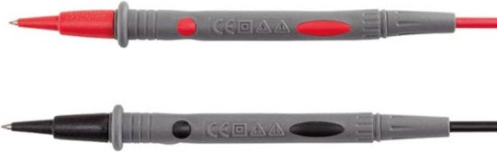 Velleman Digitale multimeter, datahold, contactloze spanningsdetectie, met REL-functie, geschikt voor het meten van AC/DC-stroom, AC/DC-spanning, weerstand, frequentie, temperatuur, continuïteit, inclusief meetsnoeren