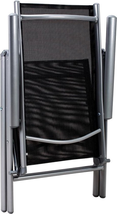 Casaria Tuinset Bern – 8 Personen Aluminium 8 Stoelen 1 Tafel - Zilver