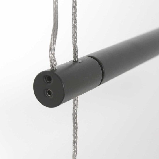 Hanglamp Profilo 3318ZW Zwart 150 cm breed Hoogteinstelbaar van Steinhauer van metaal, kunststof en elektronica