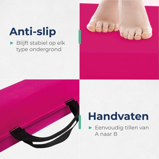 ProSkill Turnbalk - 210cm - Evenwichtsbalk - Voor thuis - Opvouwbaar - Turnen