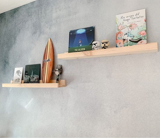 Astigarraga Wandplank - Wandrek - Kruidenrek - Fotoplank - 60cm - PEFC dennenhout