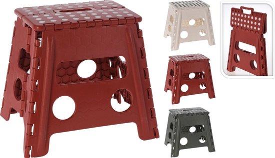 Opvouwbaar Krukje -Opstapje – Stevig Antislip – Ruimtebesparend – Max. 100 kg – Voor Keuken Badkamer