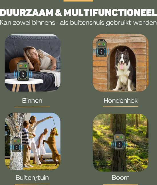 Vulpes Goods® Anti Blaf Apparaat – Ultrasoon & Waterbestendig – 6 x 9 x 12 cm – Wit