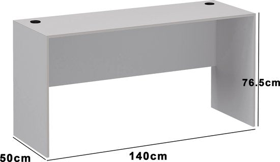 Bureau - laptoptafel - 140 cm breed en 50 cm diep