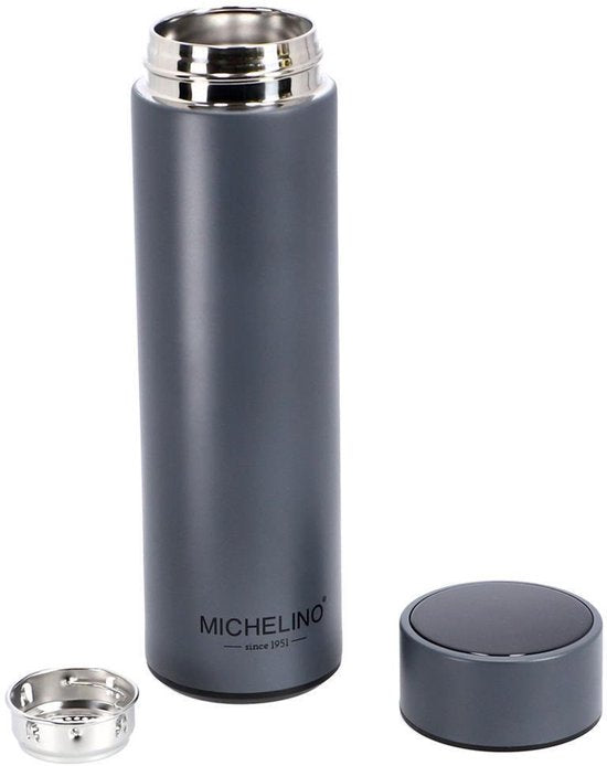 Michelino Thermosfles Met Temperatuur Aanduiding 0.5L