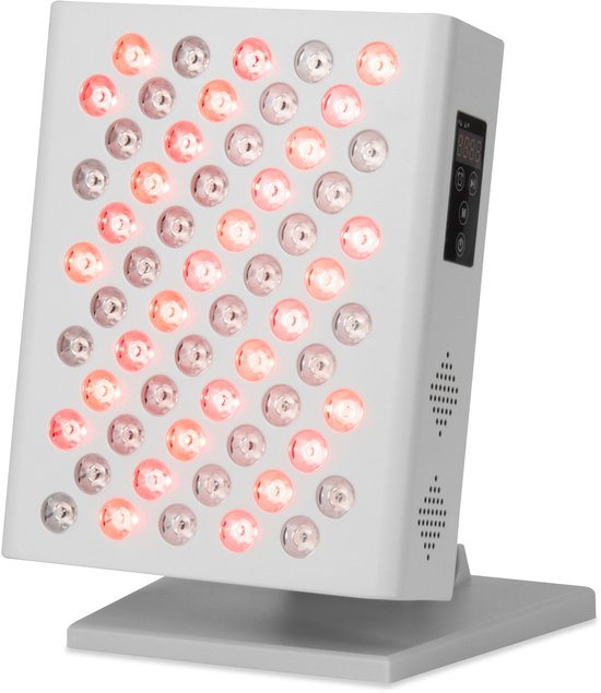 Soft&Silky Infraroodlamp - 300W - 630/850NM - 60LEDs - Infraroodtherapie - Rood Licht Therapie - Lamp Voor Spieren - Lichttherapie - Gezicht - Gewrichten - Red Light