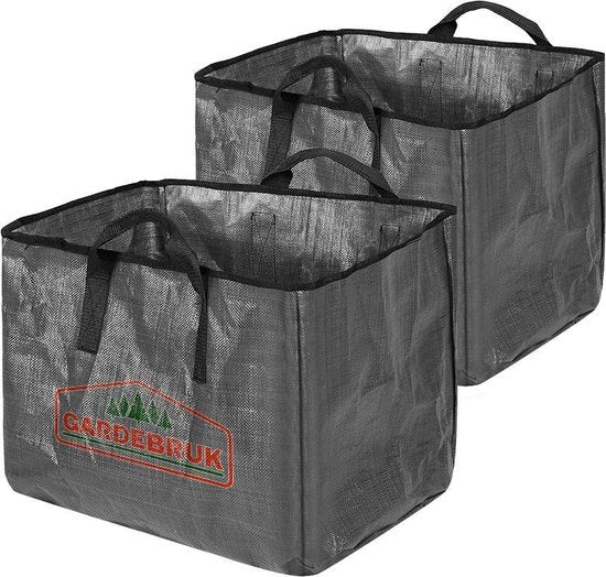 Gardebruk – Stille Hakselaar Versnipperaar – 3100 W – Voorzien Van Stalen Roller En 2 Opvangzakken Van 60 Liter En Omkeerfunctie – Voor Takken Tot 44 mm – Zwart En Groen Metaal En Kunststof