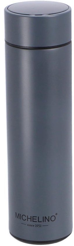Michelino Thermosfles Met Temperatuur Aanduiding 0.5L