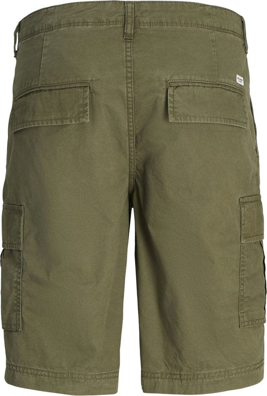 JACK&JONES - Maat M - JWHZEUS CARGO SHORTS MID SN - Heren - Bermuda shorts