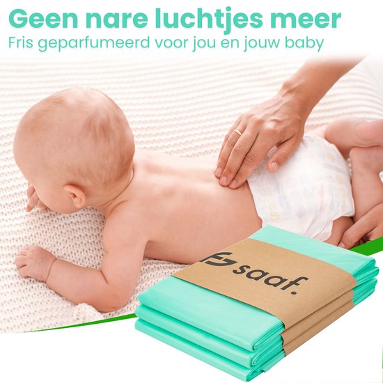 Saaf Luieremmer Navulling geschikt voor Korbell - 6 stuks - 15/16 liter - Geparfumeerde Navulling