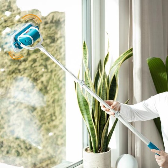 Livington MultiScrubber elektrische schrobber - accu-mop voor moeiteloos dweilen, schrobben en boenen - 2-in-1 dweilsysteem als handschrobber & vloermop - Mail Order Edition