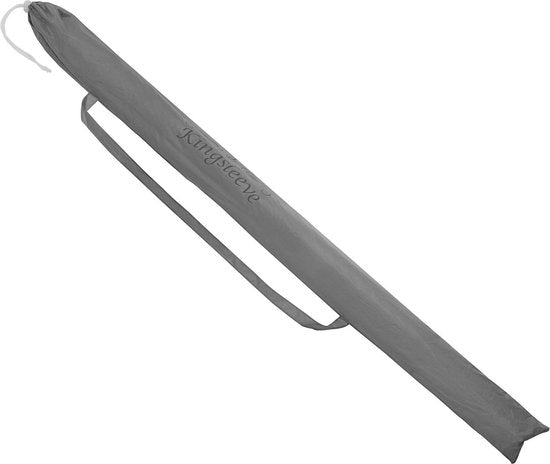 Kingsleeve Parasol - 200cm UV 50+ Kantelbaar Waterafstotend - Antraciet