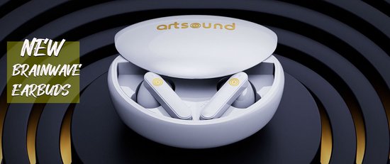 ArtSound - BRAINWAVE03, ANC true wireless oordopjes, wit