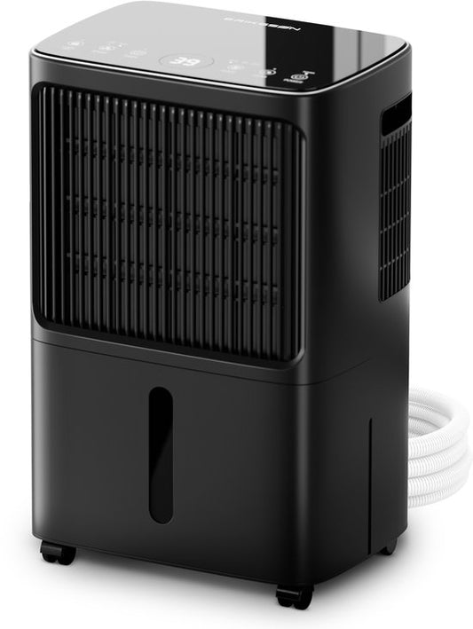 Erikssøn Luchtontvochtiger Dry Pro Plus - Ontvochtigt Tot 16 Liter Per Dag - Was-droog Functie - Geschikt Voor Huis, Slaapkamer , Badkamer , Woonkamer En Kelder - Dehumidifier - Zwart