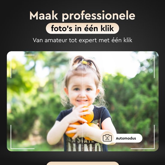 K&L Digitale Camera 5K - 64MP - 6X Optische Zoom - Fotocamera - Compact Camera - Vlog Camera - Ideaal voor Beginners - Inclusief 64GB - NL Software