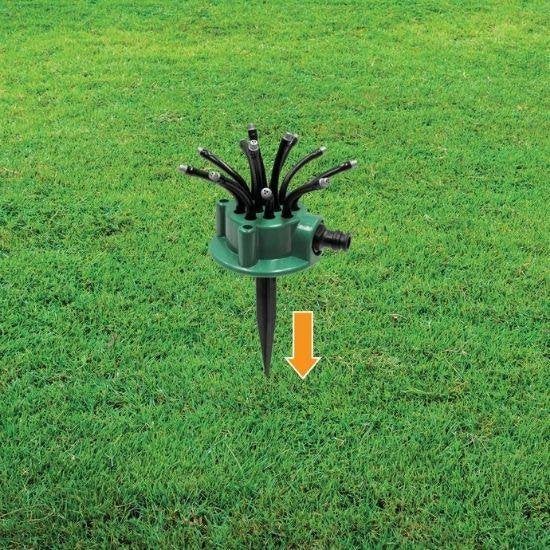 Orange Donkey Flexipoint Tuinsproeier Set – 2-Pack met 24 Flexibele Sproeikoppen – Efficiënte Irrigatie voor Tuin en Gras - Sprinkler Systeem