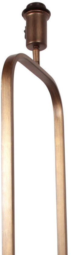 Bronzen Vloerlamp Stang 4740BR, klassieke metalen vloerlamp met kantelbare functie en afmeting 147 cm hoog, robuust ontwerp van Steinhauer