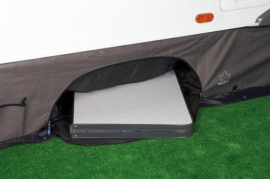 Bo-Camp - Caravan tochtstrook - Universeel deluxe - Met opbergvak