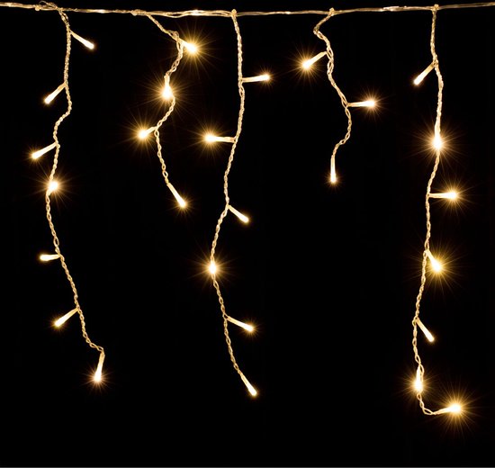 Lichtsnoer 200 LED - 10 m (5m lichtsnoer + 5m aanloop) - Lichtjes Warm Wit