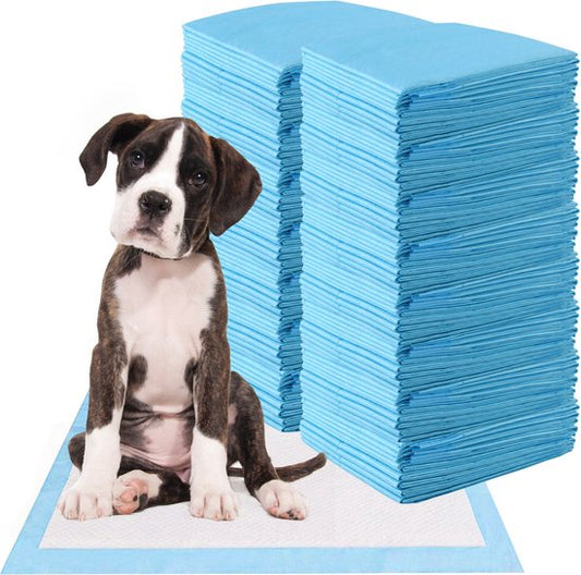 Coast Plasmatten voor Honden -150 Stuks - 5 Laags - Lekvrij - 60 x 90 cm - Wit+Blauw