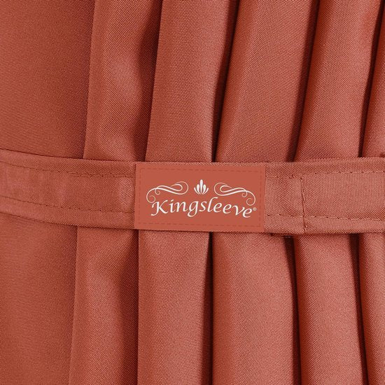 Kingsleeve Parasol 330cm - met Draaimechanisme - Terracotta