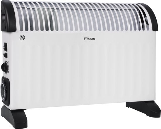 Tristar KA-5168 Convector Kachel - 3 Warmtestanden - Regelbare Thermostaat - Turbo Functie - Timer Functie - 1800W - 2000 W - Ventilatorstand