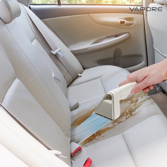 Vapore Vlekkenreiniger – 1200W – Tapijten, Meubels & Auto-interieurs – 12.000 Pa Zuigkracht – Zelfreinigend – Flexibele Slang 1,79 m