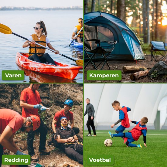 Nuvance Noodfluit - Fluit voor Noodsituaties en Survival - Fluitje met Hoge Decibel - 120dB - Noodfluitje bij Ramp - 3 stuks