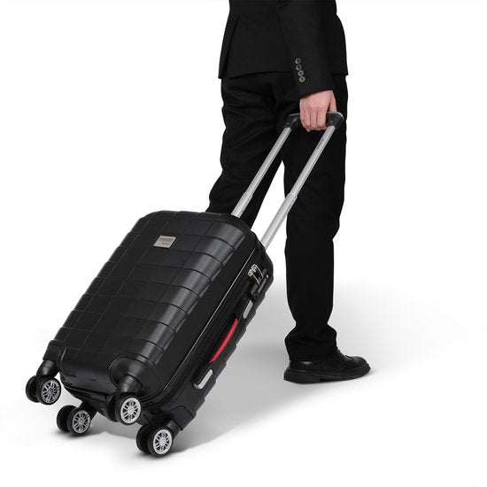 Monzana Exopack hardcase koffer zwart 53x37x21 cm