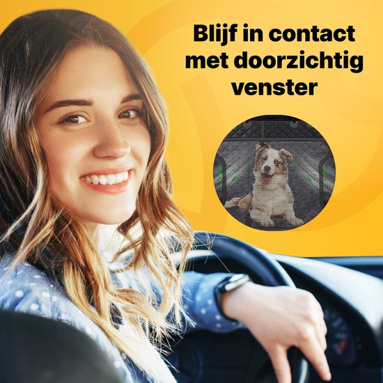 Jake and Jacky Hondendeken Auto Achterbank en Kofferbak Luxe - Autodeken hond - Beschermhoes - Hondenkleed - Inclusief Opbergtas & Autoriem - 137x148 cm