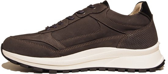Australian Footwear Mazzerato Sneakers - Nubuck - Dark Grey - Maat 43