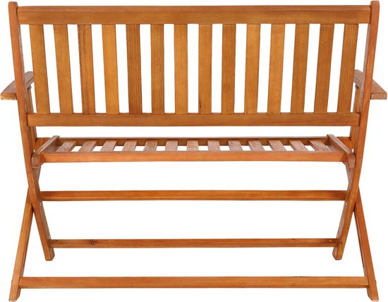 Casaria 2-zits Tuinbank - FSC® Gecertificeerd - 120x90x55 cm Bruin
