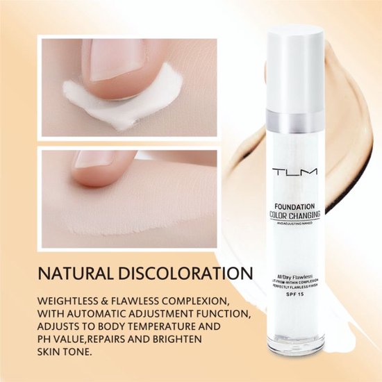 TLM Foundation® Kleurveranderende Foundation - Color Changing Foundation® 2025