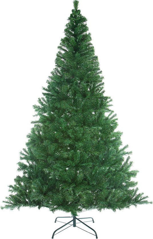 Casaria Kerstboom PVC - Metalen Voet - 240 cm Groen