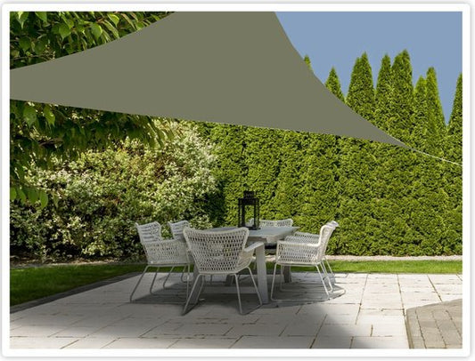 Ambiance Schaduwdoek 3x3x3 m Groen