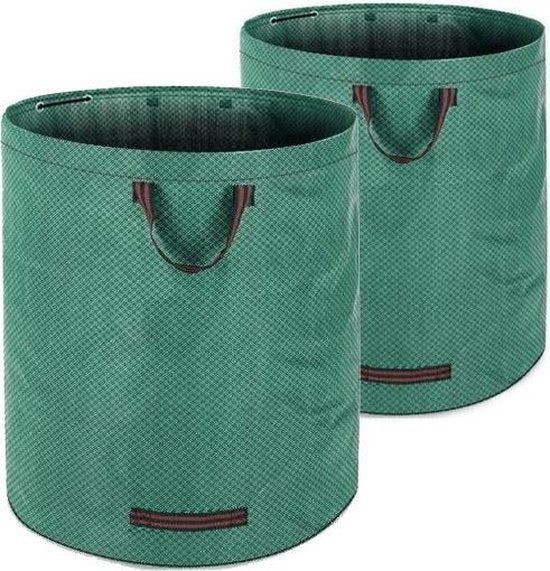 Gardebruk Tuinafvalzak - 2 Stuks 280L – 77x67cm/Opvouwbaar - Groen