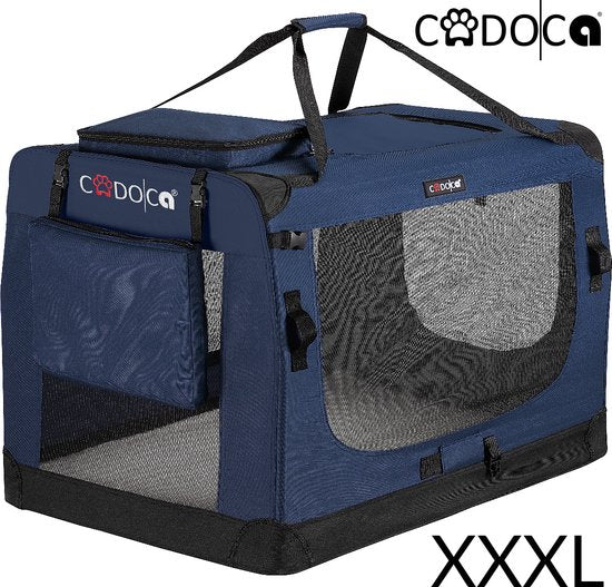Cadoca Honden & Katten Reismand XXXL - 101x68x65cm - Marine Blauw