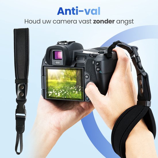 Garpex® Camera Hand Strap - Comfortabel Ontwerp - Verstelbare Polsband